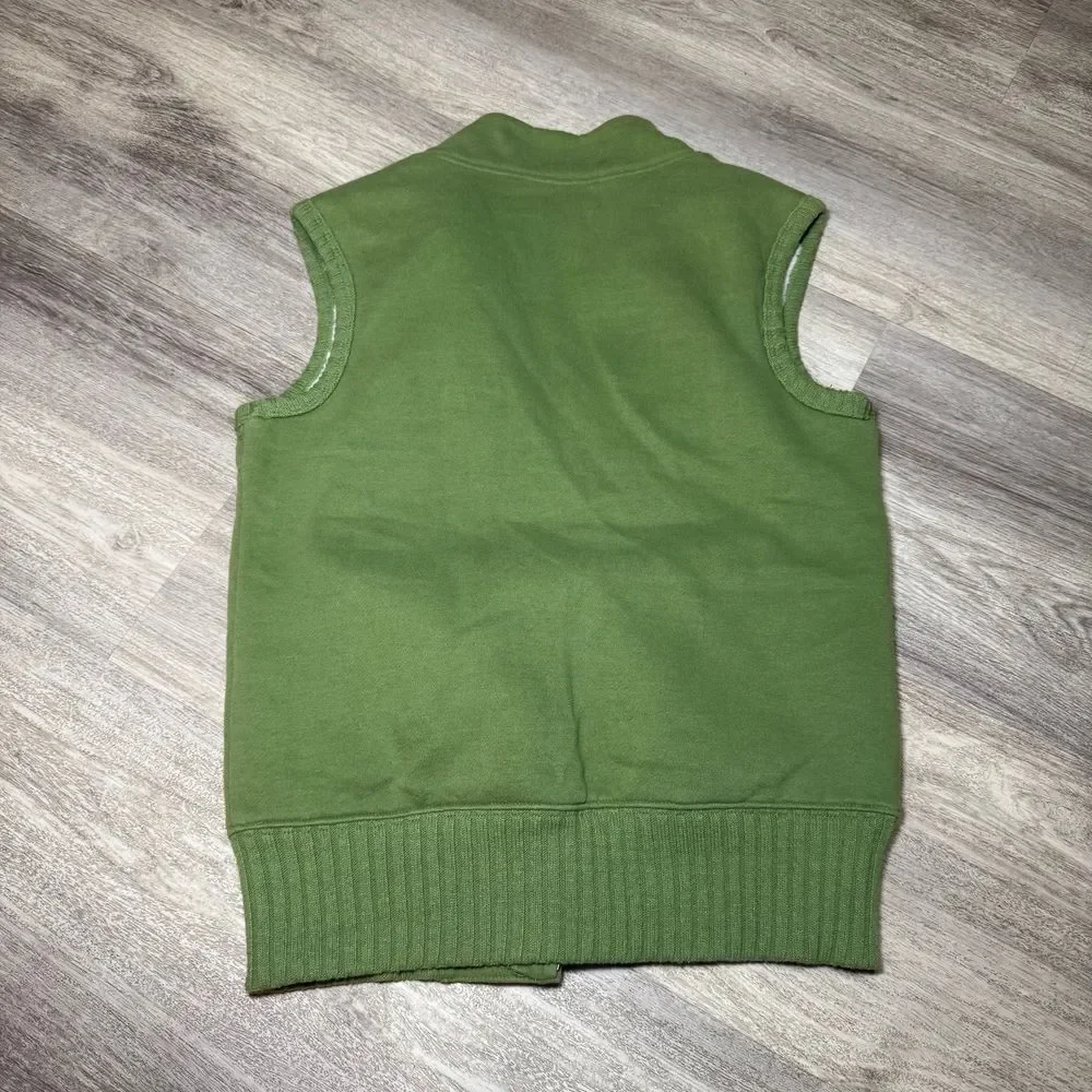 Olive green warm Old‎ Navy kids 14 vest